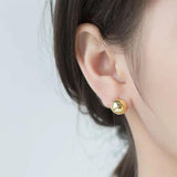 S925 Silver Minimalist Hoop Earrings Women's Jewelry