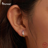 Colorful Paws Earrings 925 Sterling Silver Wedding Jewelry