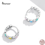 Colorful Paws Earrings 925 Sterling Silver Wedding Jewelry