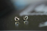 14k Reindeer Snowflake Christmas Heart Earrings Dainty Minimal Style Kids