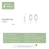 925 Silver Dazzling Puppy Stud Earrings for Women Girls Gift
