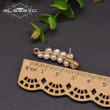 Natural Freshwater Pearl Stud Earrings Party Gift Jewelry GE0998