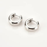Kikichicc 925 Silver Small Round Square Women Rock Punk Jewelry