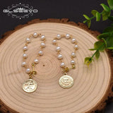 Natural Freshwater Pearl Earrings 925 Sterling Silver Original Jewelry