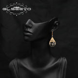 Natural Pearls Water Droplet Zircon Ear Hooks Romantic Women's Jewelry