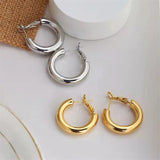 Somilia 925 Silver Hoop Earrings Vintage Circle Earrings for Women