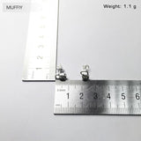 Kettlebells Stud Earrings, Fitness Gym Jewelry, 925 Sterling Silver