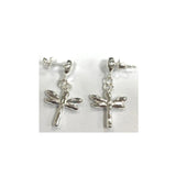 Dragonfly Pearl Alloy Earrings Jewelry For Women