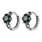 Real S925 Silver Zircon Ear Buckles