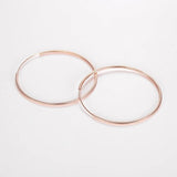 S925 Silver 40mm Large Hoop Earrings for Women Girl