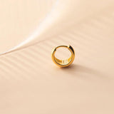 MloveAcc Silver Earrings 925 Sterling Silver Hoop Earrings Women Lady