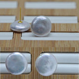 12-13mm Freshwater Pearl Stud Earrings 925 Sterling Silver Women's Jewelry Gift