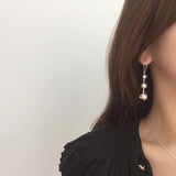 European Street Shot Ball Bead Earrings 925 Sterling Silver
