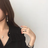 European Street Shot Ball Bead Earrings 925 Sterling Silver
