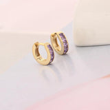 925 Silver 18K Round Circle Hoop Earrings for Women Statement Jewelry