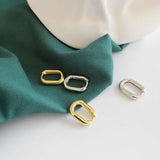 Miimalism 925 Silver Small Hoop Earrings Female Fine Jewelry EB050