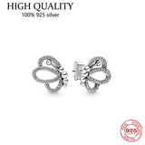 925 Sterling Silver Butterfly Earrings for Women - Wedding Jewelry