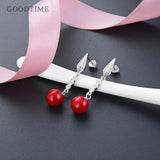 Noble Women Earring 925 Sterling Silver Earrings Pearls Office Party Dress