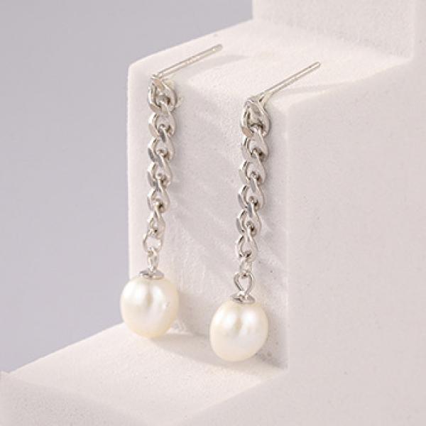 Long Tassel Pearl Drop Earrings for Women Gift Bijoux jewelry OL Pendientes