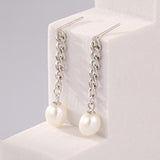 Long Tassel Pearl Drop Earrings for Women Gift Bijoux jewelry OL Pendientes