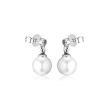 Swirling Chandeliers Stud Earrings 925 Silver Jewelry Women Brincos
