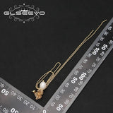Flowers Tassel Pearls Earrings Retro Jewelry Women Party