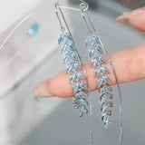 Light Wheat Tassel Women's Earrings for Spring Tempting Ear