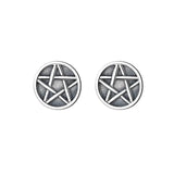 ZFSILVER S925 Silver Retro Star Earring Charm Jewelry For Women