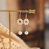 Freshwater Pearl Earrings 925 Sterling Silver Jewelry Women