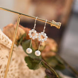 Freshwater Pearl Earrings 925 Sterling Silver Jewelry Women