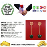 European Fine Woman Girl Bride Party Birthday Wedding Gift Earrings