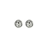 S925 Sterling Silver Tiger Tiny Stud Earring