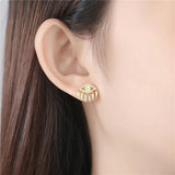 925 Silver Evil Eye Tassel Drop Earrings for Women Girls ES101