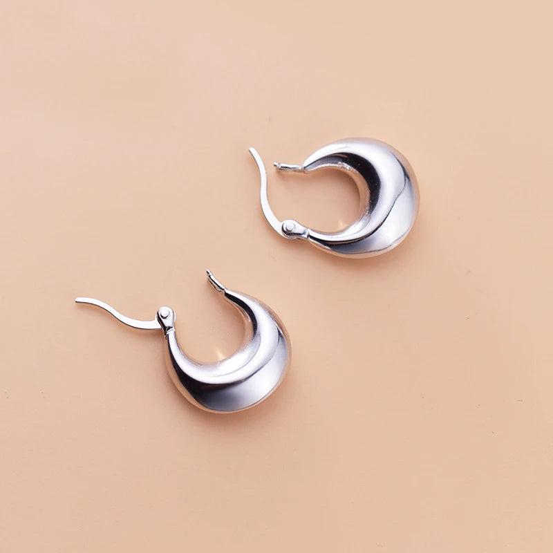 MloveAcc Sterling Silver Drop Earrings Women Lady Costume Jewelry Party