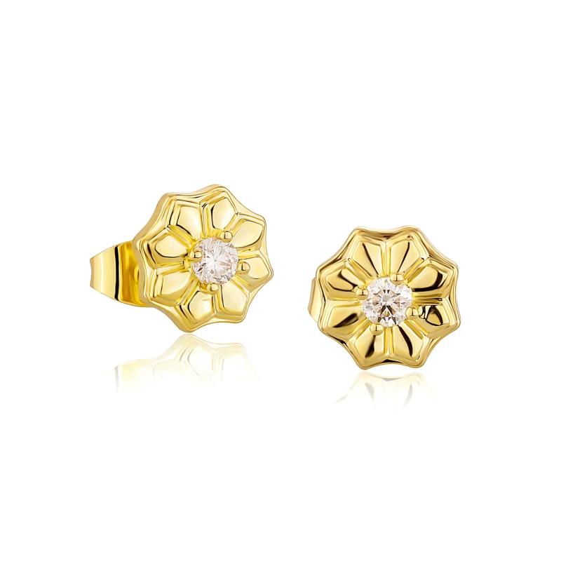 D 925 Moissanite Boucle Oreille Femme European and American Moissanite