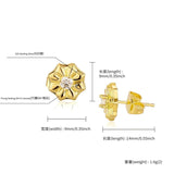D 925 Moissanite Boucle Oreille Femme European and American Moissanite