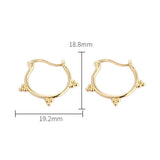 925 Sterling Silver Hoop Earrings for Women Girls Hypoallergenic Jewelry