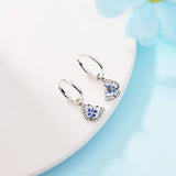 Spring 925 Sterling Silver Butterfly Hoop Earrings for Women Teen Girls