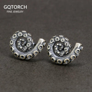 S925 Octopus Claw Tentacles Earrings Personalized Couple Jewelry