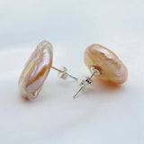 Baroque Pearl Silver Earrings