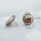 Baroque Pearl Silver Earrings