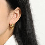 925 Sterling Silver Big Hoop Earrings 20mm