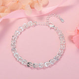 925 Silver Carved Bracelet for Women