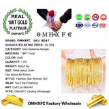 European Woman Party Bohemia Slim 18KT Bangles BE47