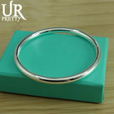 925 Sterling Silver Bangle for Women Charm Jewelry