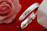 925 Silver Lucky Fish Bracelet Bangle for Women