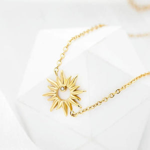 Sunflower Stainless Steel Bracelet European and American Style Retro