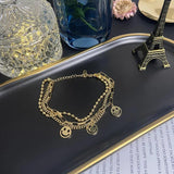 Smiling Face Titanium Steel Bracelet - Japanese Style Jewelry