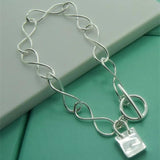 925 Silver Nice Bag Shoes Charms Bracelet Gift