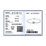 Clear CZ Bracelets 925 Sterling Silver Chain Bracelet for Wedding